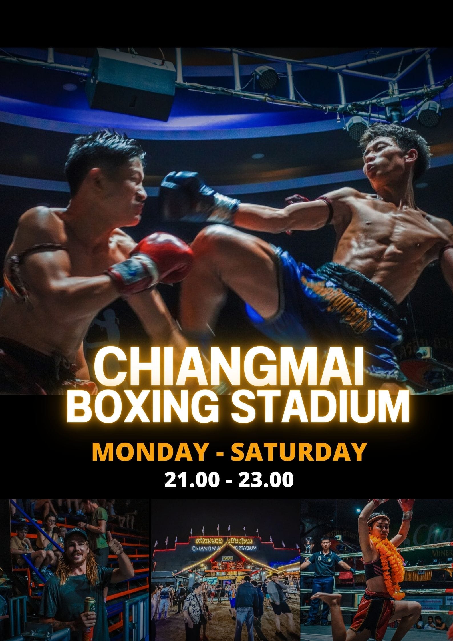 chiangmai boxing stadium poster